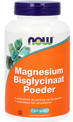 NOW Magnesium Bisglycinaat Poeder