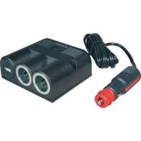ProCar 67335501 67335500 Sigarettenaanstekerverdeler Aantal sigarettenaanstekerbussen: 2 x Interfaces: USB: 1 x Stroombelasting (max.): 16 A - thumbnail