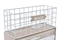 Keuken vijzel DKD Home Decor Hout Metaal 26,5 x 10,5 x 28,5 cm Vissen - thumbnail