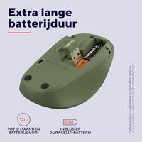 Trust YVI+Funkmaus Muis Draadloos Green - thumbnail