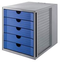HAN SYSTEMBOX KARMA 14508-16 Ladebox Grijs DIN A4, DIN C4 Aantal lades: 5 - thumbnail