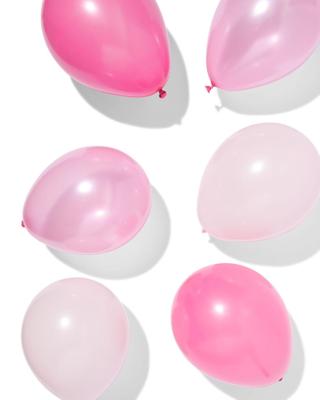 HEMA Ballonnen 23cm roze - 20 stuks (roze)