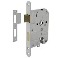 Intersteel Woningbouw cilinder dag- en nachtslot wit 55 mm - thumbnail