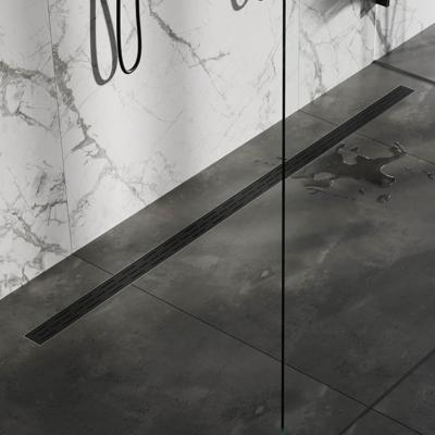 Douchegoot Brauer StanDrain 180x7 cm Zwart Vloerflens Inclusief Kunststof Sifon Verstelbare Poten Brauer Douchegoot Brauer StanDrain 180x7 cm Zwart Vloerflens Inclusief Kunststof Sifon Verstelbare Poten Brauer