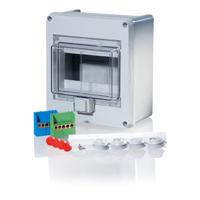 F-Tronic 7240051 KV06WDKE Distributiekast Opbouw (op muur) Aantal groepen: 6 Aantal rijen: 1 Inhoud: 1 stuk(s) - thumbnail