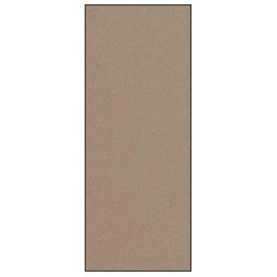 Deurmat Beige en zwart 120 x 300 cm Polypropyleen en vinyl