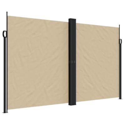 VidaXL Windscherm uittrekbaar 200x1000 cm beige