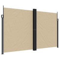 VidaXL Windscherm uittrekbaar 200x1000 cm beige - thumbnail