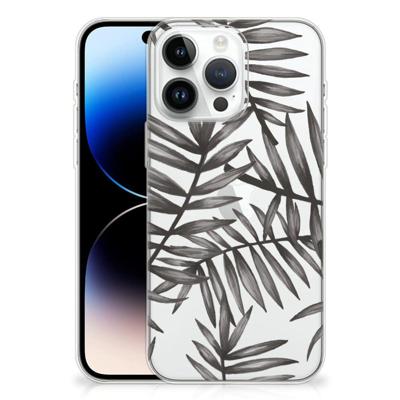 iPhone 14 Pro Max | TPU Case | Leaves Grey iPhone 14 Pro Max | TPU Case | Leaves Grey