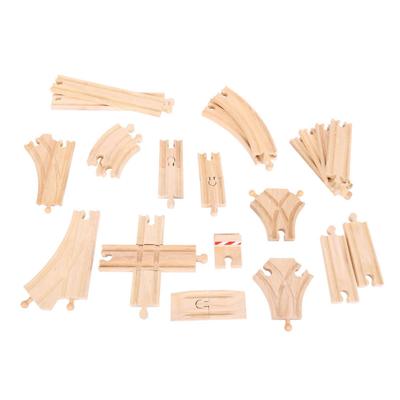 Bigjigs houten rails uitbreidingsset, 25dlg.