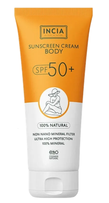 Incia Sunscreen Cream Body SPF 50+ | Waterproof