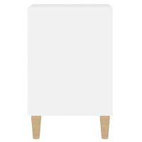 Tv-meubel 100x35x55 cm bewerkt hout hoogglans wit - thumbnail