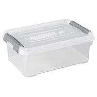 Curver handy+ opbergbox 4 liter transparant - thumbnail
