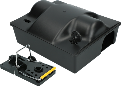 Voerdoos Rat Dual Bait incl. rattenklem en sleutel