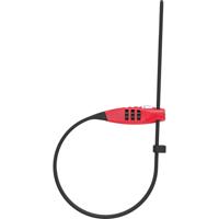 Abus kabelslot code combiflex travelguard red - thumbnail