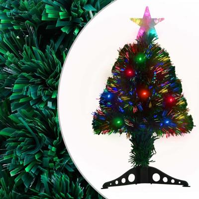 VidaXL Kerstboom met led en standaard 64 cm glasvezel