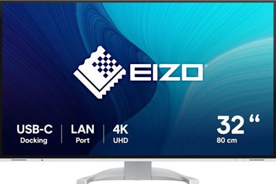 EIZO EV3240X-WT FlexScan 4K USB-C monitor wit