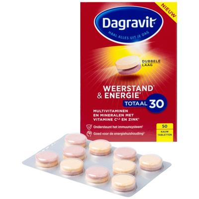 Dagravit Totaal 30 Abwehrkräfte & Energie 50 Tabletten
