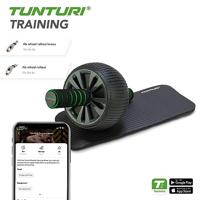 Tunturi Trainingswiel Deluxe l brede buikspiertrainer l incl kniemat - thumbnail