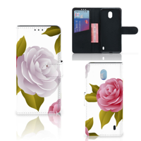 Nokia 1 Plus Hoesje Roses - thumbnail