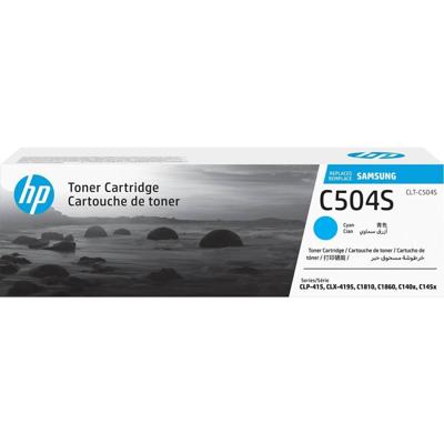 HP Tonercassette CLT-C504S SU025A Origineel Cyaan 1800 bladzijden
