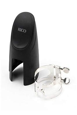 D&apos;Addario Woodwinds HBC1S H-Ligature & Cap voor basklarinet (Verzilverd)