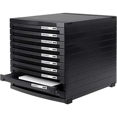 HAN CONTUR 1510-13 Ladebox Zwart DIN A4, DIN B4, DIN C4 Aantal lades: 10 HAN CONTUR 1510-13 Ladebox Zwart DIN A4, DIN B4, DIN C4 Aantal lades: 10