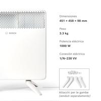 Bosch Home Comfort HC4000-10 Convector 1000 W Wit - thumbnail