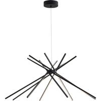 ECO-Light LED-SHANGHAI-S8 NERO LED-SHANGHAI-S8 NERO LED-hanglamp LED 50 W Zwart - thumbnail