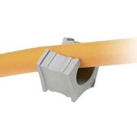 TRU COMPONENTS ELT 4 Kabeldoorvoering Gegroefd Klem-Ø (max.): 5 mm Elastomeer Grijs 1 stuk(s) - thumbnail