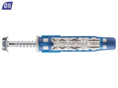 Spit Colortech universele Plug 8x50 met schroef - 565192 Spit Colortech universele Plug 8x50 met schroef - 565192