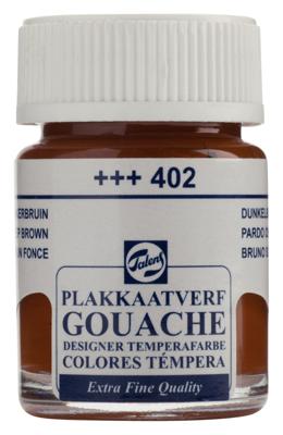 Talens Gouache Extra Fine Quality Fles 16 ml - Donkerbruin 402
