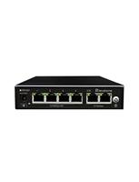 LevelOne Switch FEP-0631/6-Port Fast Ethernet/4-Port PoE, 802.3af/at/2050M/PoE Auto Checking/zwart - thumbnail