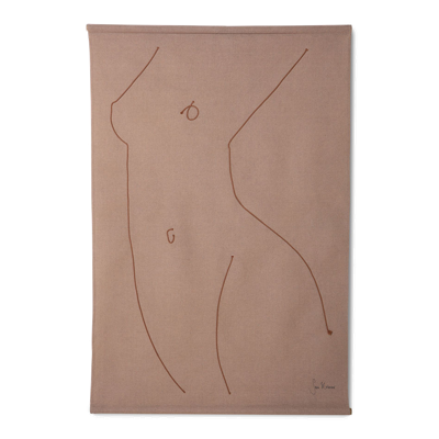 HKliving (r) wandkleed silhouet woman by sella molenaar 147 cm | 3 stuks