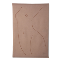 HKliving (r) wandkleed silhouet woman by sella molenaar 147 cm | 3 stuks - thumbnail