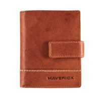 Kaarthouder Maverick Rough Gear compact RFID leer cognac - thumbnail
