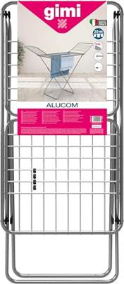 Vouwbare Waslijn Gimi Alucom X Legs Zilverkleurig Staal Aluminium 20 m Vouwbare Waslijn Gimi Alucom X Legs Zilverkleurig Staal Aluminium 20 m