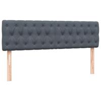 Boxspring met matras fluweel donkergrijs 160x220 cm - thumbnail