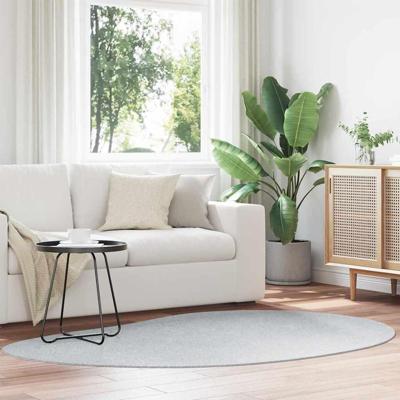 Tapijt Grijs 140 x 200 cm Polyester