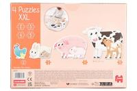 Goula vormpuzzel Dieren XXL junior karton 14-delig - thumbnail