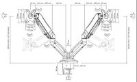 ICY BOX IB-MS304-T monitorarm - thumbnail
