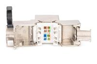 Digitus DN-93816-4 RJ45-inbouwmodule Keystone CAT 8.1 - thumbnail