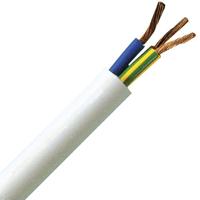 Kopp 151805840 Geïsoleerde kabel H05VV5-F 3 x 1.5 mm² Wit 5 m - thumbnail