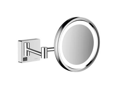 Hansgrohe AddStoris make-up spiegel met LED verlichting 21,7x39,3x21,7cm chroom Hansgrohe AddStoris make-up spiegel met LED verlichting 21,7x39,3x21,7cm chroom