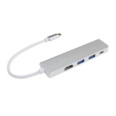 4 in 1 type C hub met HDMI USB 3 0 adapter voor MacBook hub USB computer randapparatuur USB type C HDMI voor MacBook Pro Air
