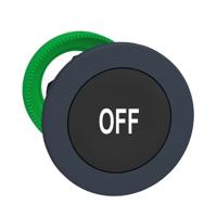 Schneider Electric ZB5FA235 ZB5FA235 Plat, Terugstelbaar (Ø) 30.5 mm OFF Donkergrijs, Zwart 1 stuk(s) - thumbnail