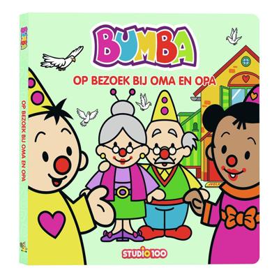 Studio 100 Bumba kartonboek - op bezoek bij oma en opa