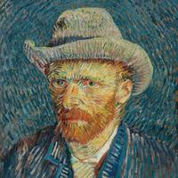 Ambiente servet 33cm van gogh portrait - thumbnail
