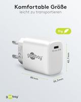 Goobay USB-C snellader | 20W | wit | Power Delivery - 9550190 - thumbnail