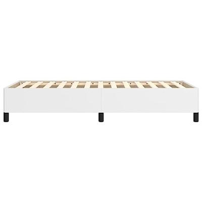 Bedframe kunstleer wit 100x200 cm